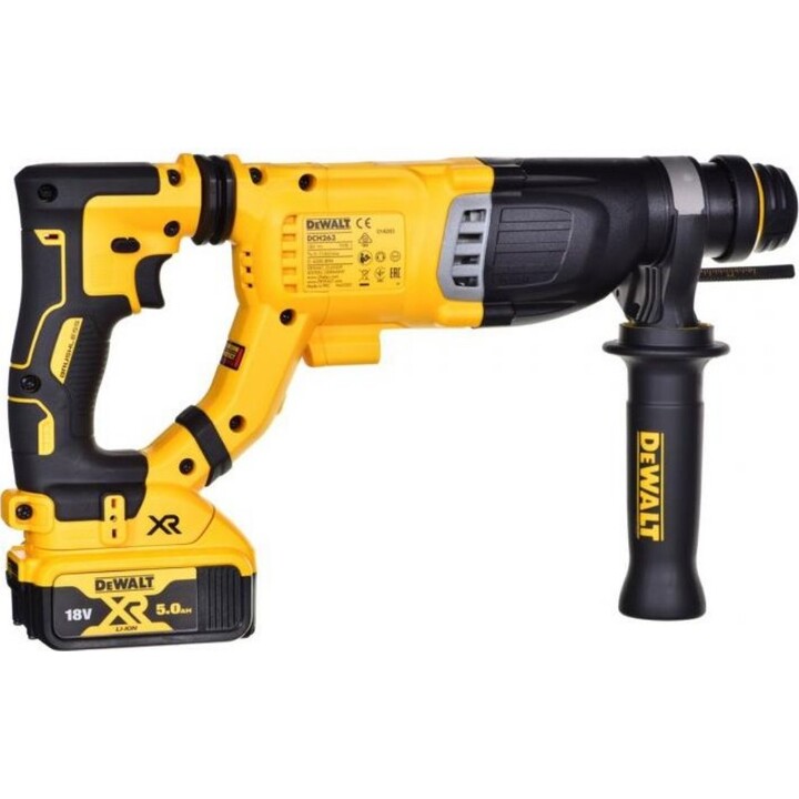 DeWALT DCH263P1-QW, martello rotante SDS Plus 1165 giri/min, sistema antivibrazioni, giallo/nero