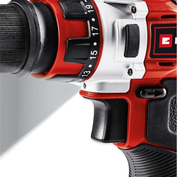 Einhell, TE-CD 12/1 X-Li Akku-Bohrschrauber, Wechselfuttersystem, Rot