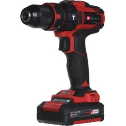 Einhell, TE-CD 18/40 Li-i +64 Hammer Drill, 64-Piece Accessory Kit, Red