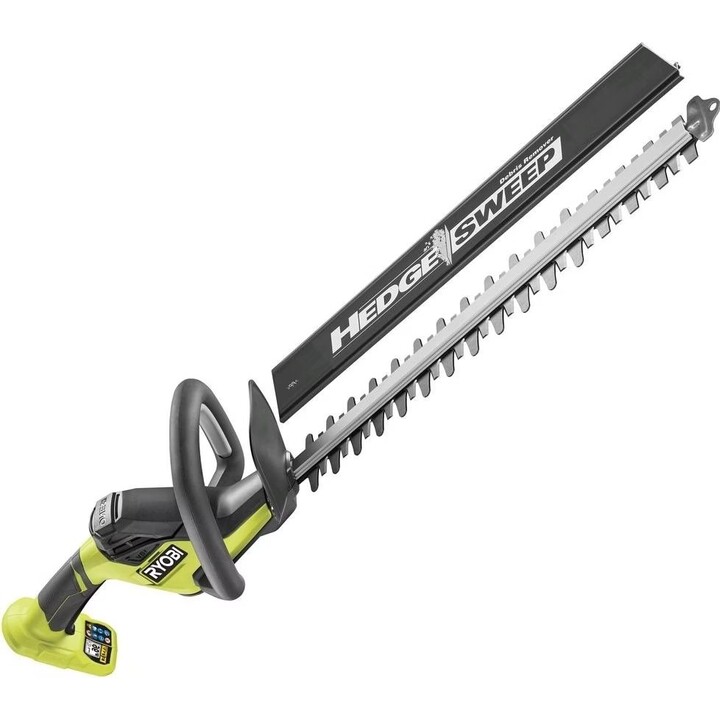 Ryobi, Cortasetos One+ 18V, Doble Acción Cuchillas Endurecidas, Verde
