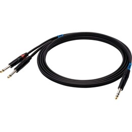 Cabo estéreo com conectores jack SSQ JSJM2 - 2 metros de conectores jack mono