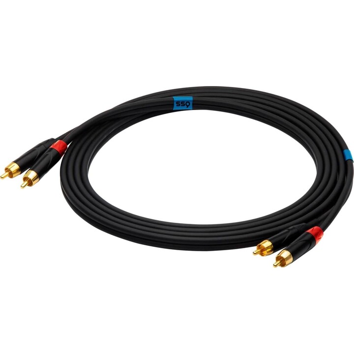 SSQ RCARCA3 Kabel - 2 RCA Kabel - 3 Meter