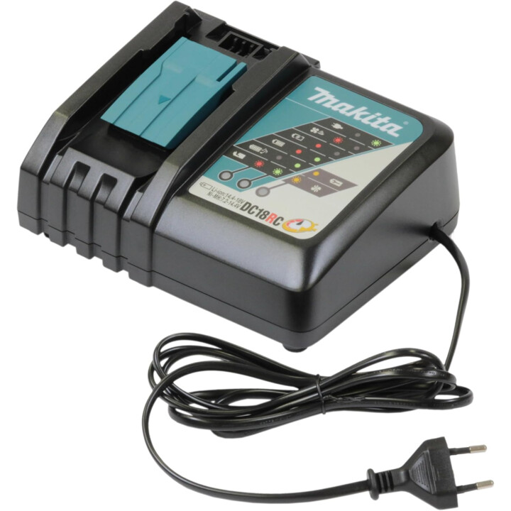 Kit d'alimentation Makita avec 2 batteries au lithium 18V 3.0Ah et un chargeur Makpac Box