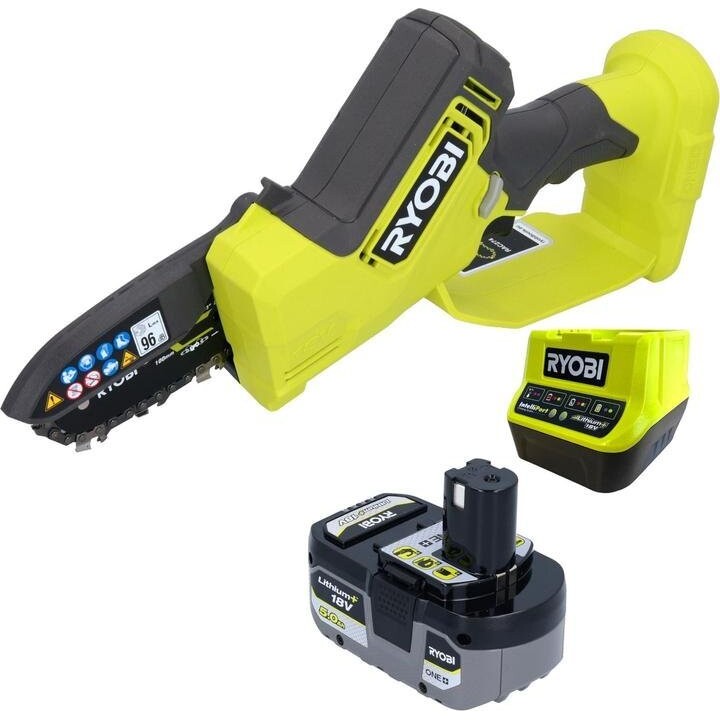 Ryobi R18CS-0, 18V ONE+ Cordless 165mm Circular Saw, Laser Guide Path, Green/Black