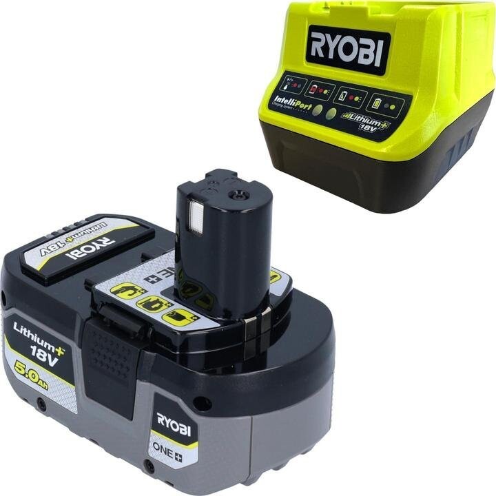 Ryobi R18CS-0, sega circolare a batteria 18V ONE+ da 165 mm, percorso di guida laser, verde/nero