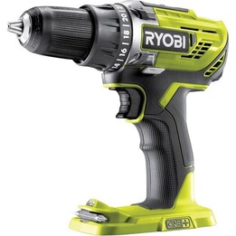 Ryobi R18DD3-220S, trapano avvitatore a batteria 18V ONE+, mandrino senza chiave da 13 mm, verde/nero