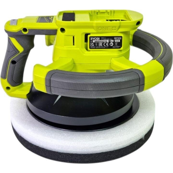 Ryobi RBP18250-0 18V ONE+ 250mm Polisher with 0-3600 RPM Oscillation Frequency, Green/Black