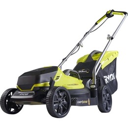 Ryobi OLM1833B, tosaerba a batteria 18V ONE+ 33 cm, regolazione centrale dell'altezza, verde/grigio