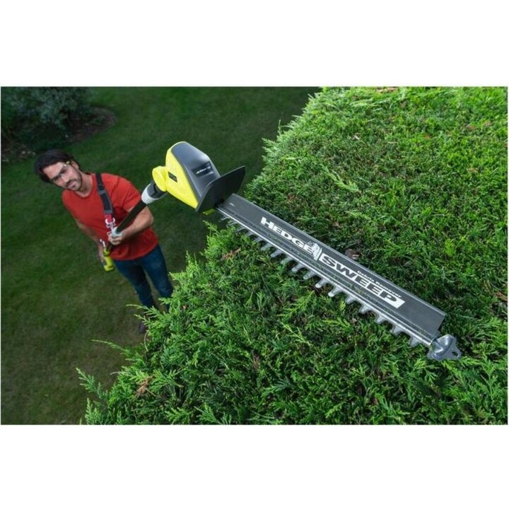 Ryobi OPT1845, Taille-haie sur perche 18V ONE+, tête articulée 45cm, vert/argenté