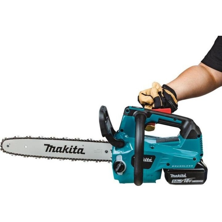 Makita DUC406Z, motosega a scoppio 18Vx2 LXT senza spazzole, barra di guida 40 cm, verde acqua/nero