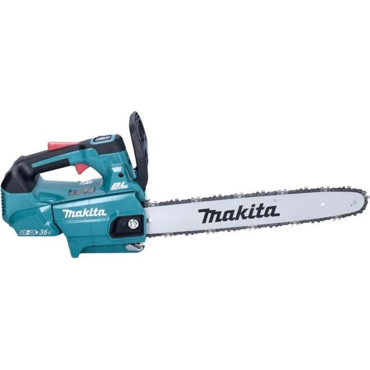 Makita DUC406Z, motosierra de pértiga sin escobillas 18Vx2 LXT, barra guía de 40cm, verde azulado/negro