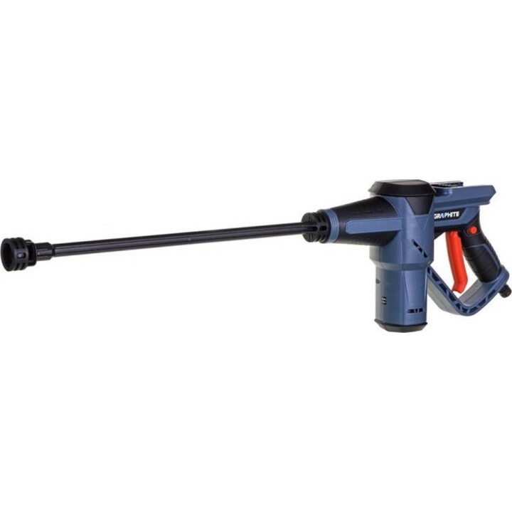 Graphite 58G095, Energy+ Hidrolimpiadora sin cable 18V, Sistema autoaspirante, Gris/Negro