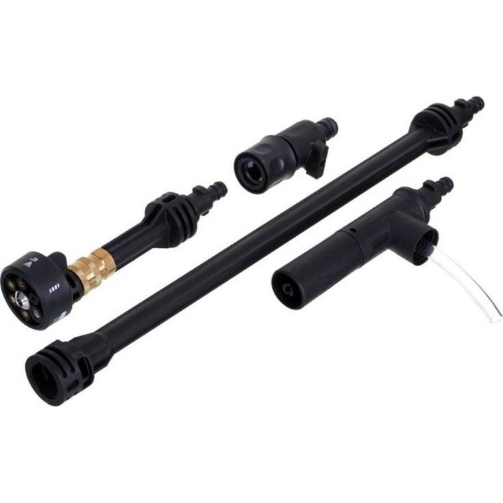 Graphite 58G095, Energy+ 18V Akku-Hochdruckreiniger, selbstansaugendes System, Grau/Schwarz
