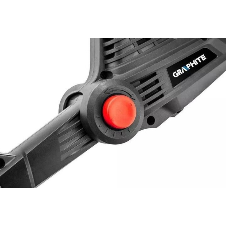 Graphite 58G098, Energy+ 18V 2-in-1 Gartengerät, Heckenschere und Säge, Grau/Schwarz