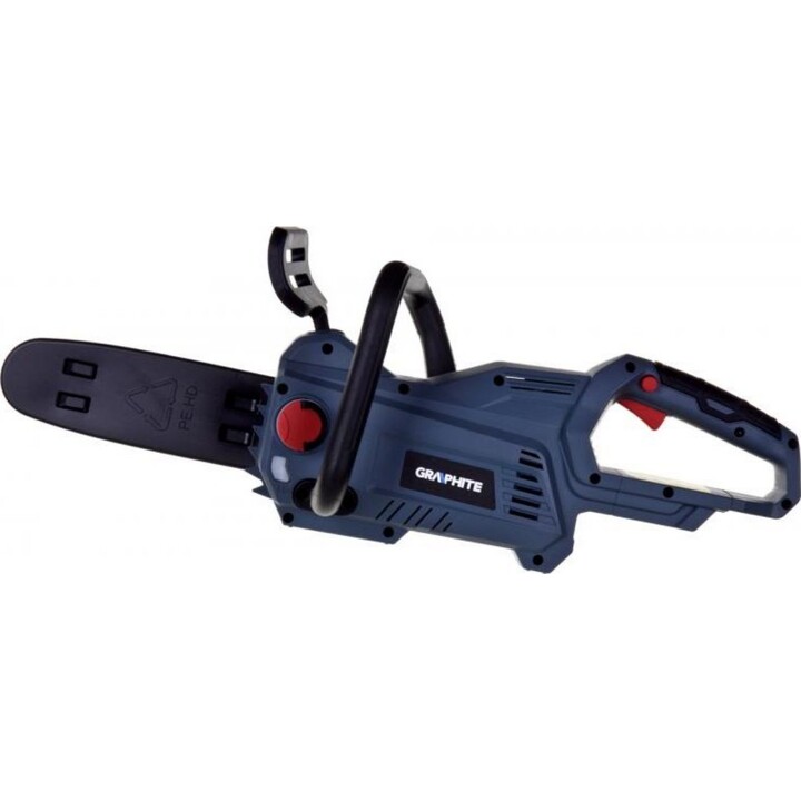 Graphite 58G034, motosega a batteria Energy+ 18V, barra di guida 250 mm, grigio/nero