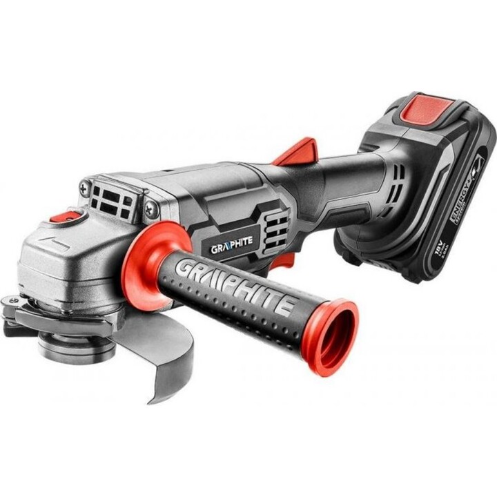 Graphite 58GE130, soffiatore a batteria Energy+ 18V, velocità aria 190km/h, grigio/nero