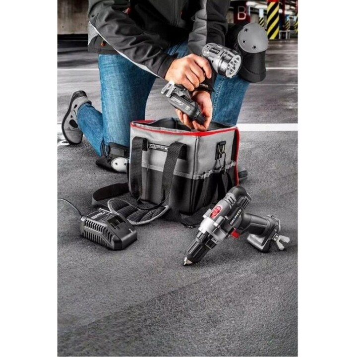 Graphite 58G012, Oszillierendes Multiwerkzeug Energy+ 18V, Adapter für Staubabsaugung, Grau/Schwarz
