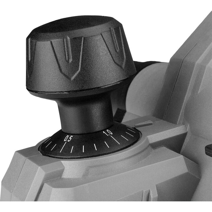 Graphite 58GE135, pialla manuale a batteria Energy+ 18V, profondità di taglio regolabile, grigio/nero