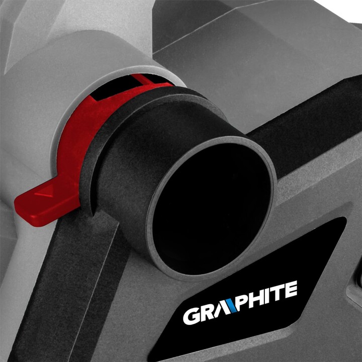 Graphite 58GE135, pialla manuale a batteria Energy+ 18V, profondità di taglio regolabile, grigio/nero