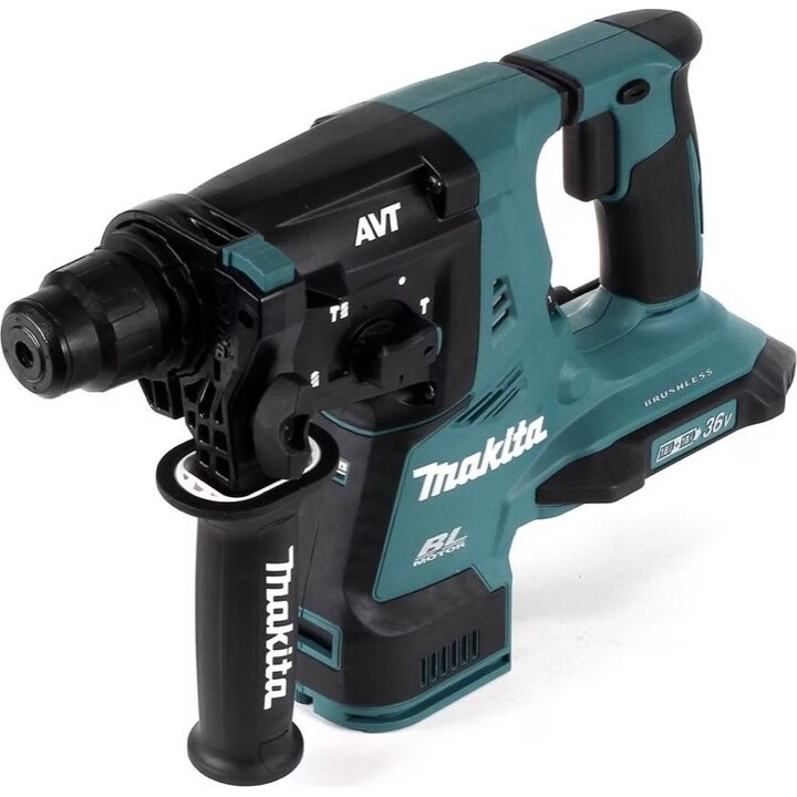 Makita DHR280Z, martillo perforador sin escobillas 18Vx2 LXT, antivibración AVT, verde azulado/negro