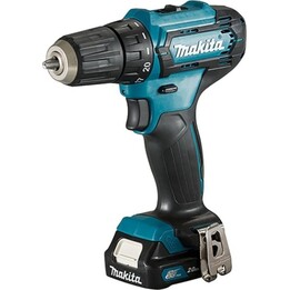 Trapano a batteria Makita DF333DSAE 12V, senza chiave, 1700 giri/min.