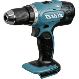 Makita DDF453Z, 18V LXT-Bohrschrauber, Metallgetriebe mit zwei Gängen, blau