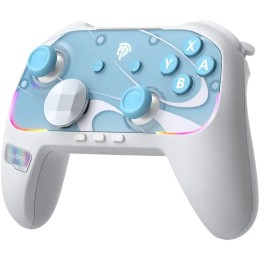 EasySMX S10 Switch Gamepad White - Wireless Controller for Nintendo Switch 2 with HD Vibration