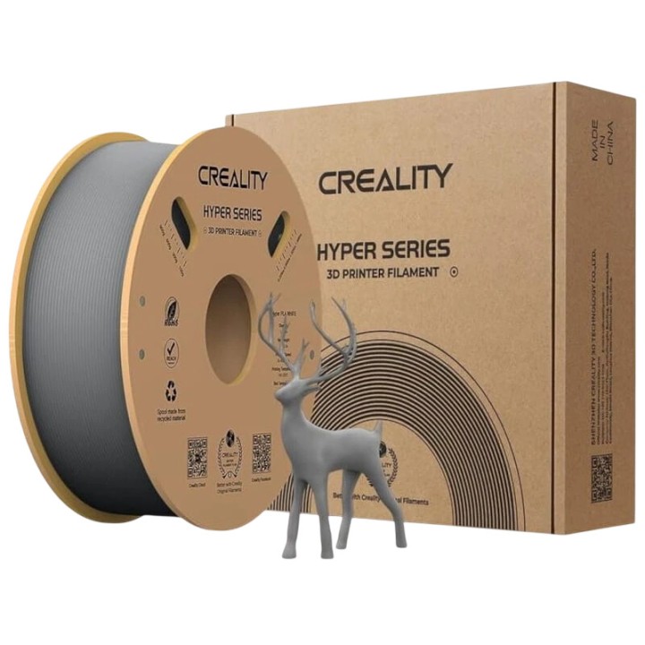 Creality Hyper PLA Grey Filament 1.75mm 1kg