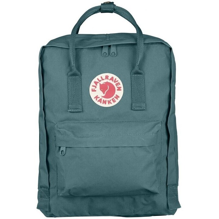 Fjallraven Kanken Frost Green Technical Everyday Backpack 16 Litros Vinylon F Unidade