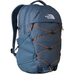 The North Face Borealis Granite Grey Dust Orange 28L Technical Commuter Daypack FlexVent Unit