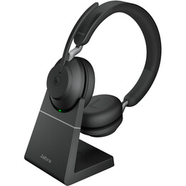 Jabra Evolve2 65 - Auricolare stereo MS - Con supporto di ricarica