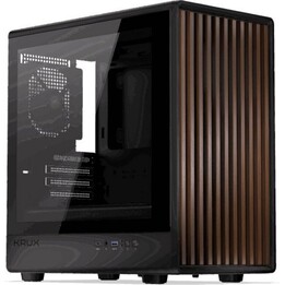 Krux Tano Mid Tower ATX Case per computer con flusso d'aria elevato in rete anteriore 4x ventole da 120 mm