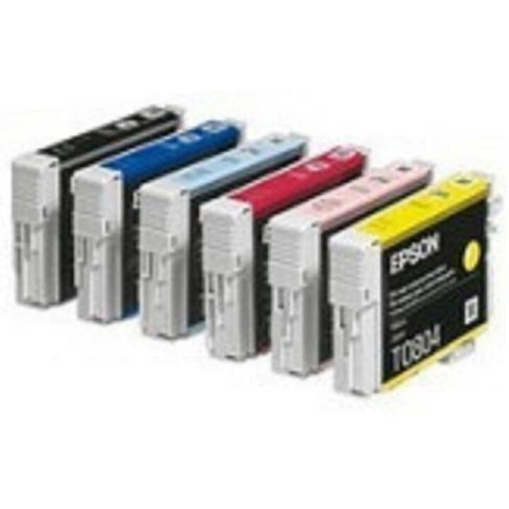 Cartucho de tinta multipack de 6 colores Epson T0807 Hummingbird C13T08074020 Claria Photo