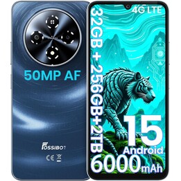 Fossibot S5 Pro, 8GB 256GB, 6.88 HD+, 6000mAh, Black