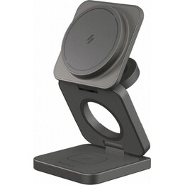 Adam Element Mag 3 Ultra Qi2.2 3-in-1 25W Wireless Charging Pad Grey