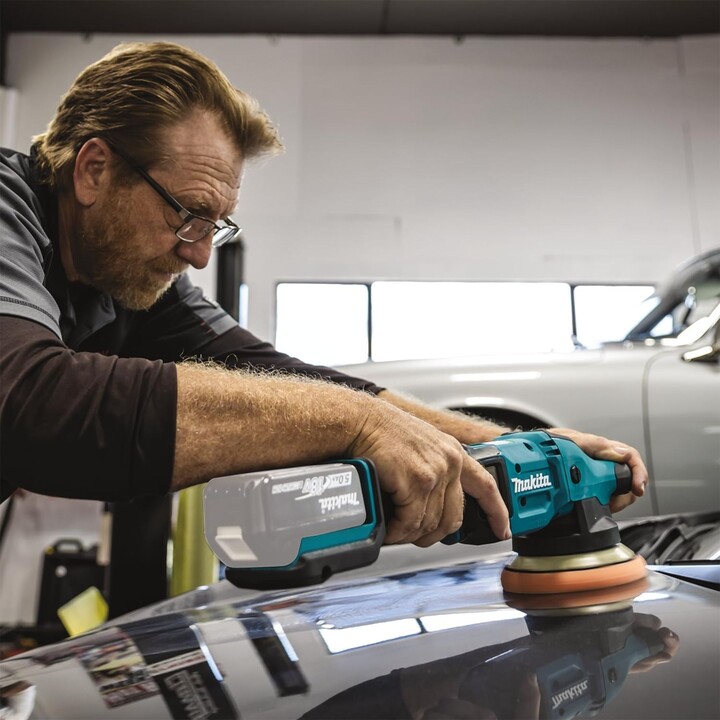 Makita DPO500Z BL 18V LXT 125mm Random Orbital Polisher (without battery and charger)