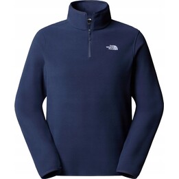 Chaqueta The North Face Glacier Fleece 1/4 Zip - azul marino talla: L
