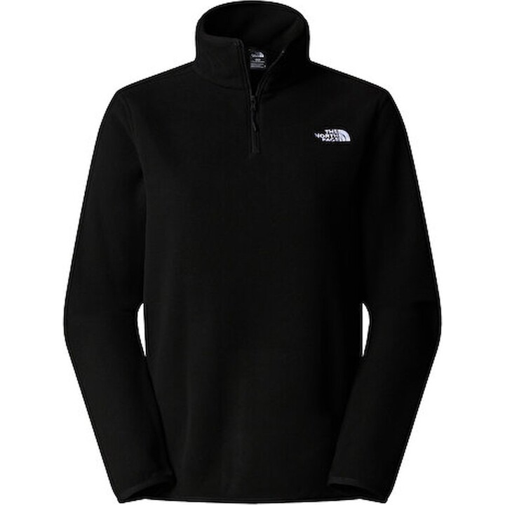 The North Face Glacier Fleece 1/4 Zip Jacket - tnf black size : S