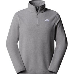 The North Face Glacier Fleece 1/4 Zip Jacket - tnf mid gray heather size: L