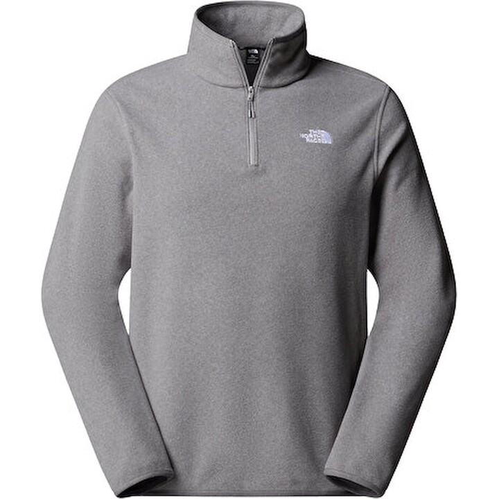 Casaco The North Face Glacier Fleece 1/4 Zip - tnf mid gray heather tamanho: L