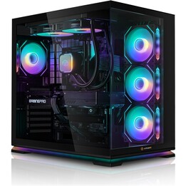 Krux Atron KRXD017 Black ATX Mid Tower Computer Case Tempered Glass