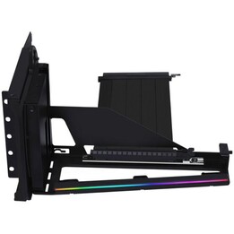 Lian Li Vertical GPU Mount Kit V4 Black with 200mm PCIe 5.0 Riser Cable and Anti-Sag Support