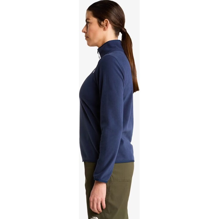 Casaco Glacier Fleece 1/4 Zip para mulher da The North Face - Summit Navy Size: S