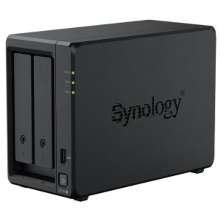 Servidor NAS Synology DS725+ com 2 baias, 4 GB de RAM, RAID JBOD,0,1,5,6,10