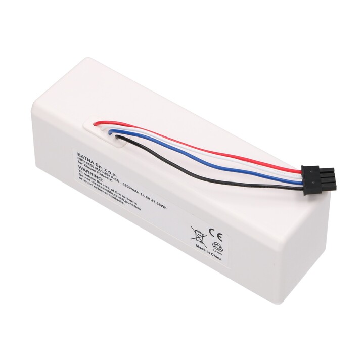Batteria ricaricabile Xiaomi Robot 1C P1904-4s1p-mm, 3200 mAh, 47,36 Wh, Stytj01zhm Mijia 1C P1904-4s1p-mm (dreame Mc1808)