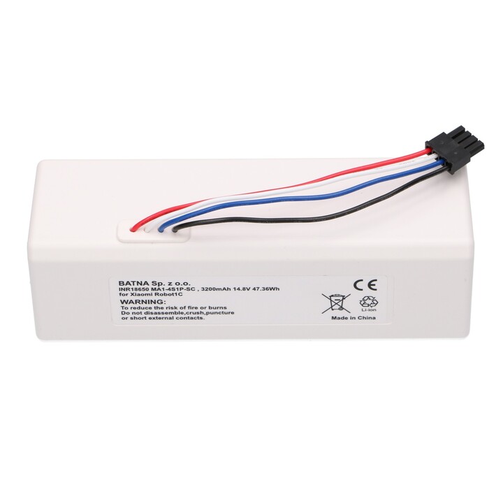 Xiaomi Robot 1C P1904-4s1p-mm Rechargeable Battery, 3200mah, 47.36wh, Stytj01zhm Mijia 1C P1904-4s1p-mm (dreame Mc1808)