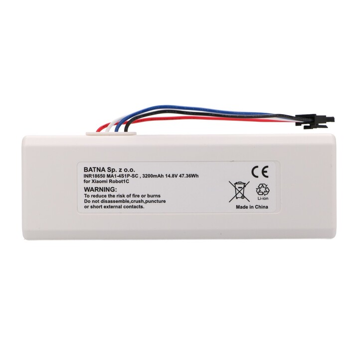Xiaomi Robot 1C P1904-4s1p-mm Rechargeable Battery, 3200mah, 47.36wh, Stytj01zhm Mijia 1C P1904-4s1p-mm (dreame Mc1808)