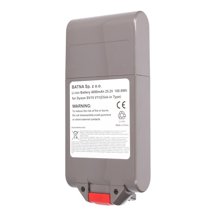 Bateria Dyson, V11 (tipo clique) 25,2v 4000mah