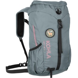 Zaino da trekking per bambini Kohla Happy Alpine 14L con cuscino integrato, spallacci anatomici, robusto tessuto di nylon Stormy