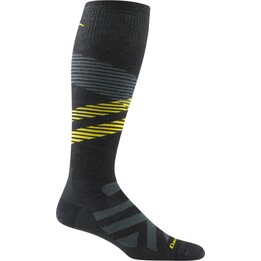 Calcetines de esquí y snowboard ultraligeros Darn Tough Pennant RFL Over-the-Calf Negro Talla L